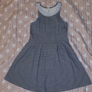 Hollister Sleeveless Striped Dress (Large)